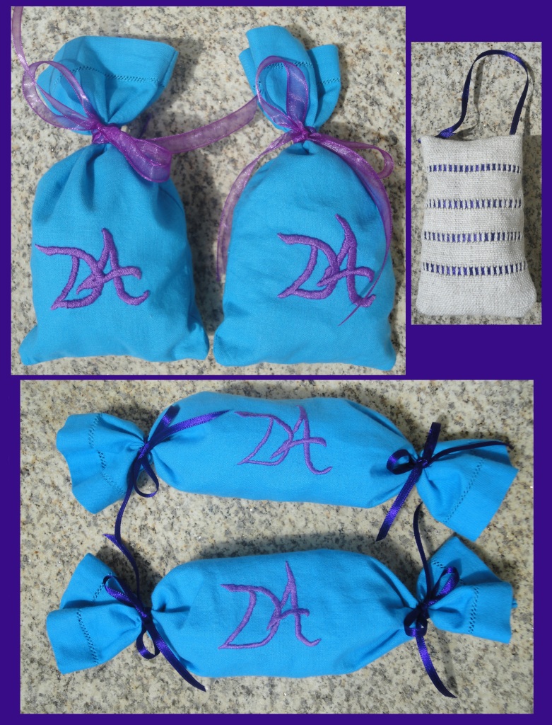 bolsiñas bolsitas bags lavanda lavender bordado embroidery vainica hemstitch cinta lazo ribbon bow ambientador air freshener